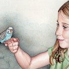View "Girl with a Parakeet"